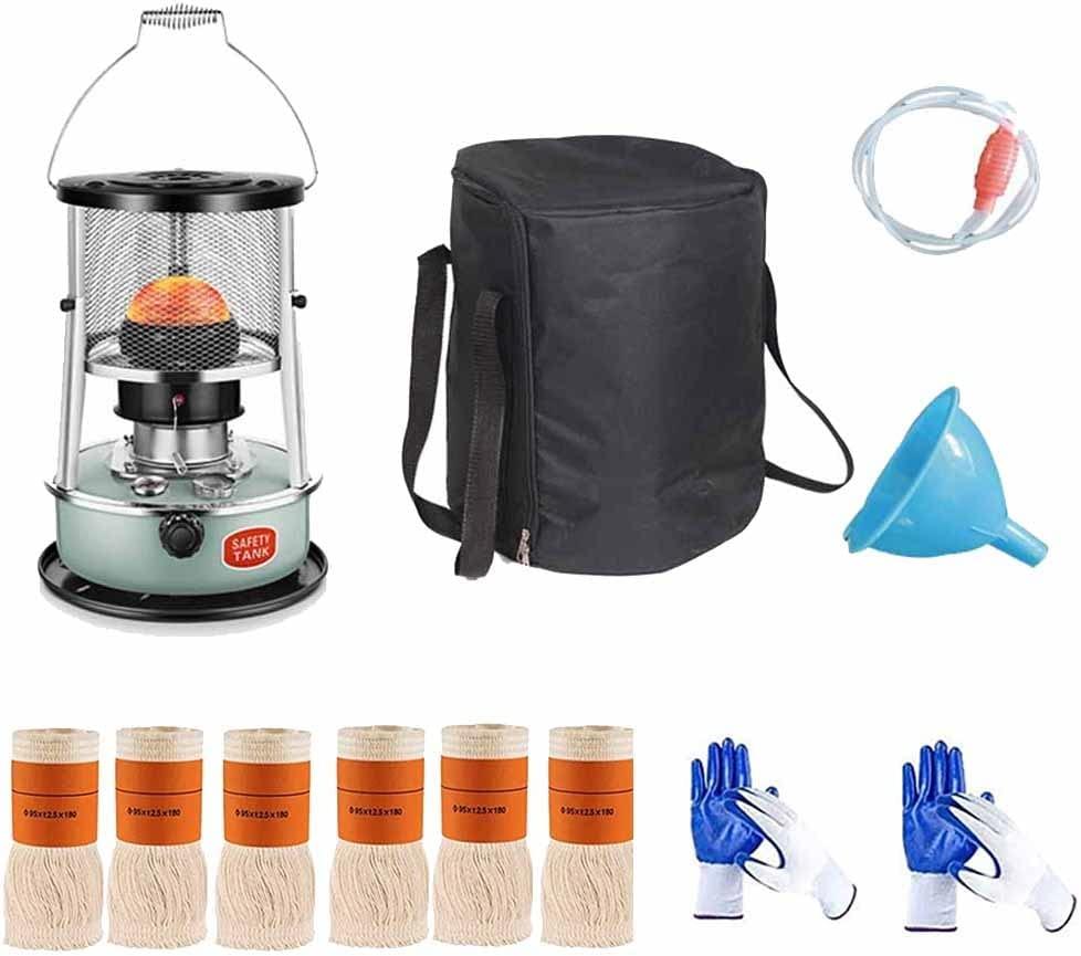 2600W High Efficiency Kerosene Heater Indoor Heater Mobile Heater No Electric Portable Kerosene Stove Large Kerosene Stove Heater for Camping Tent Heating Cooking Space Heater - Image 9