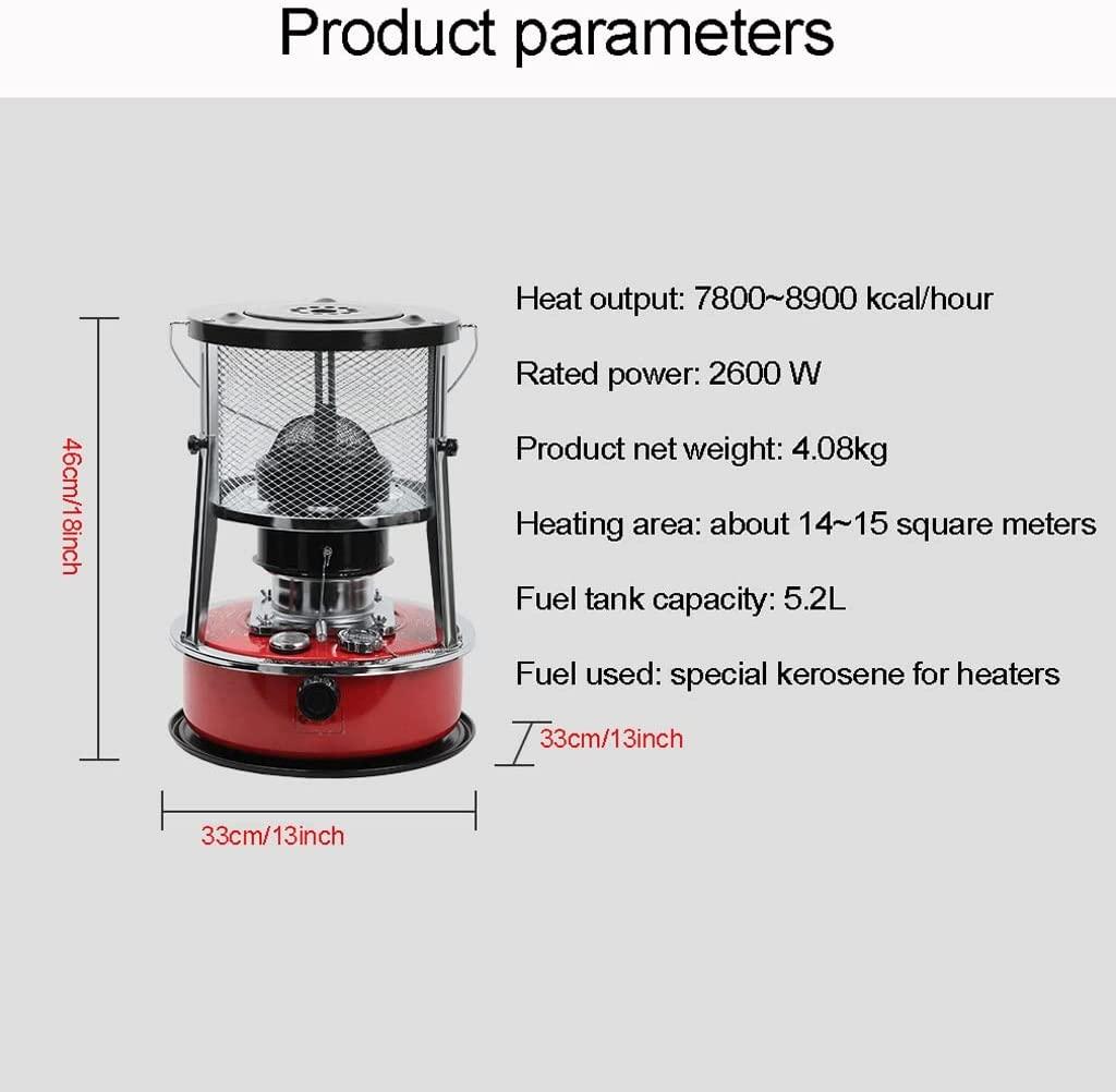 TXNNYLF Portable Kerosene Stove Heater for Outdoor, Indoor Non Electric Heater for Patio Camping, Field Camping Rice Cooking Cooker Ice Fishing Fishing Kerosene Heater for Cooking and Heating - Image 7
