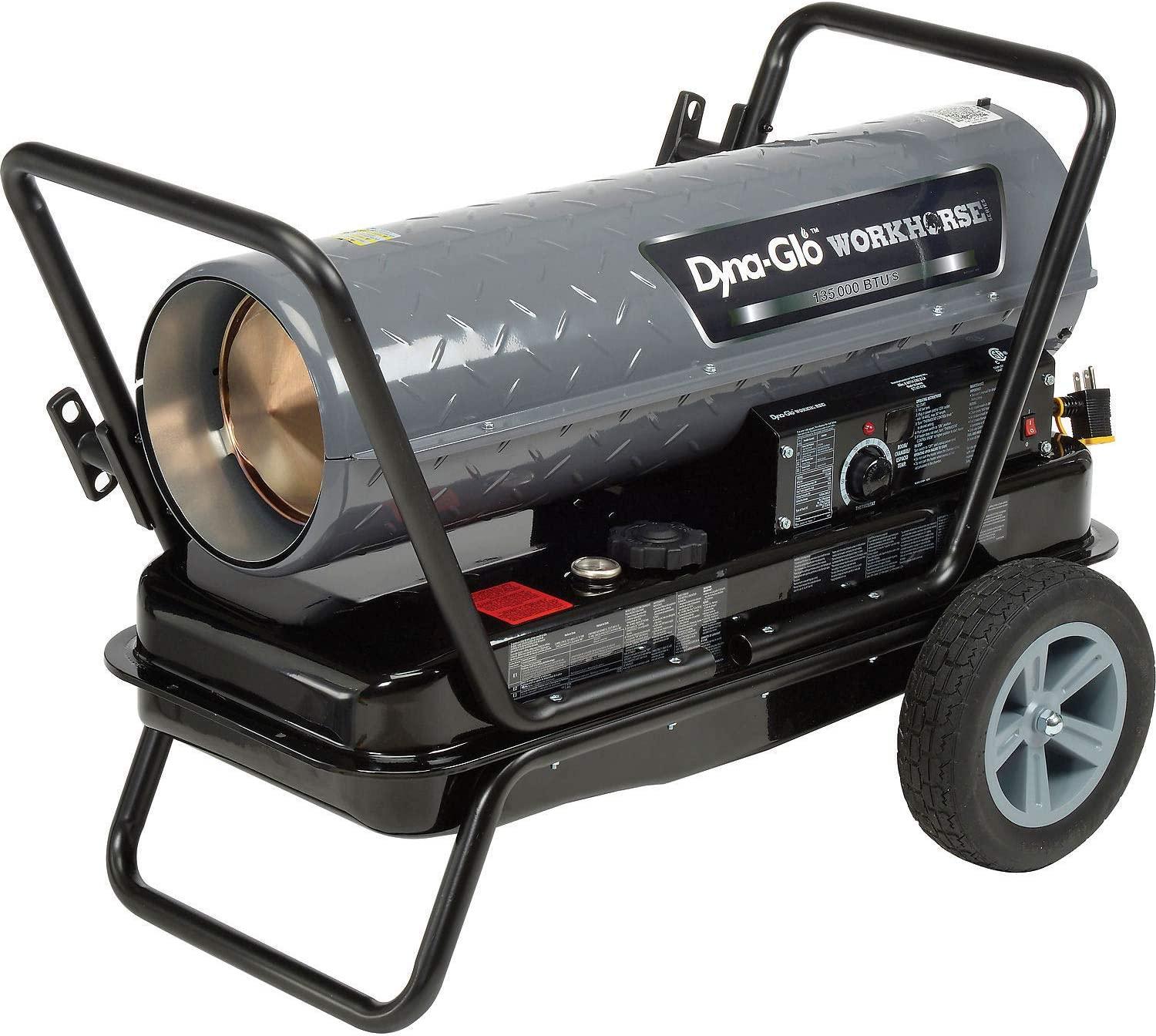 Dyna-Glo Workhorse KFA135WH, 135K BTU Kerosene Forced Air Heater