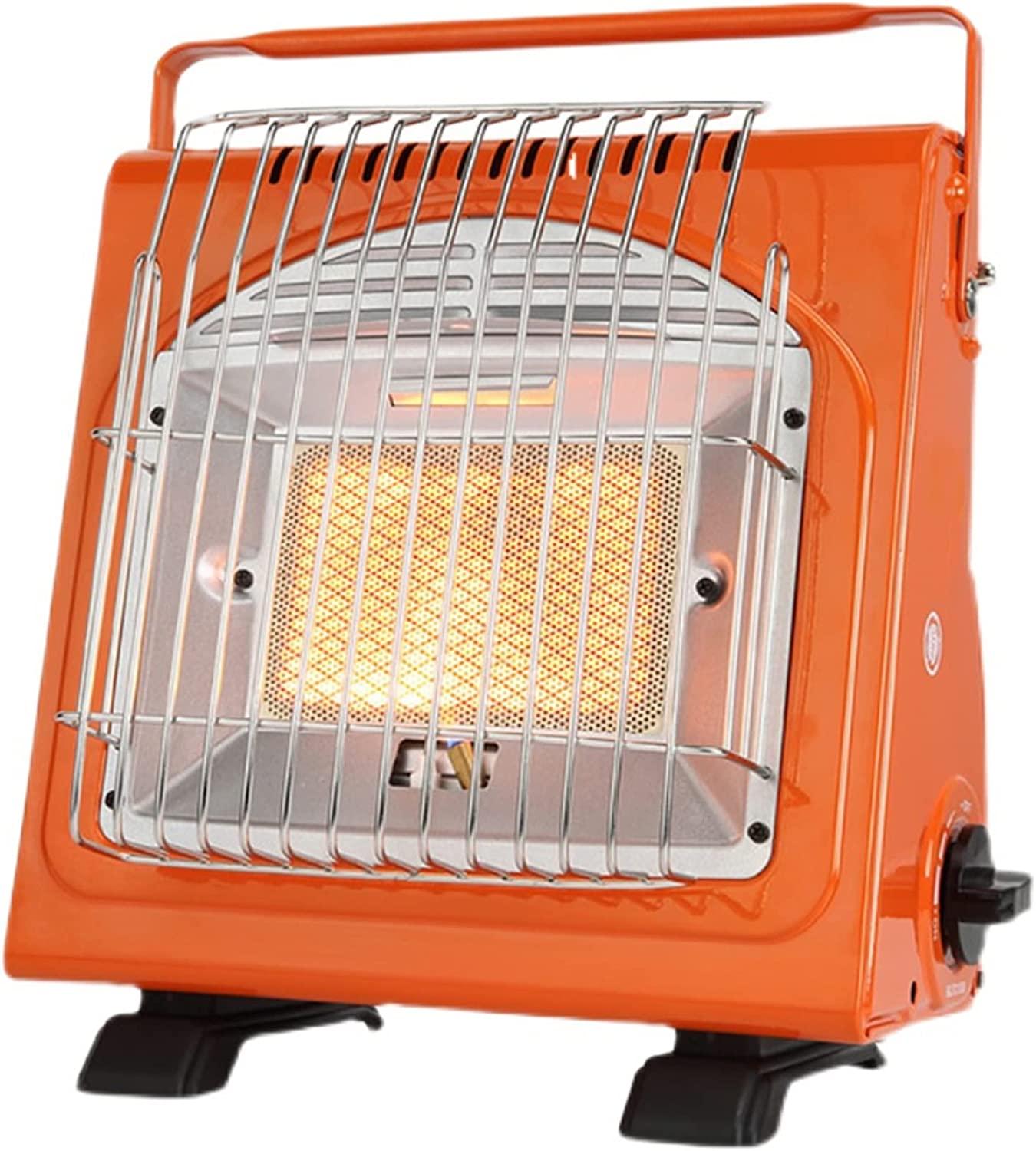 Portable Camping Gas Heater Outdoor,Camping Heating Cooking Stove,Multifunctional Gas Heater Space Heater,2 in 1 Gas Heater and Gas Stove with Portable Handle,for Caravan Camping Fishing