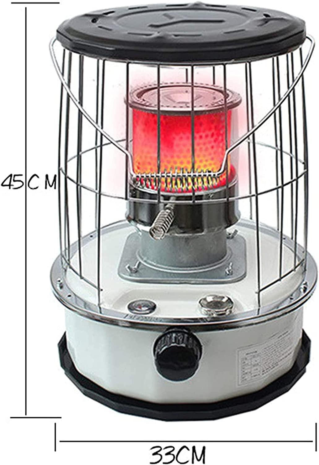 NaoSIn-Ni Kerosene Stove Heater, for Indoor Camping, Lightweight Portable Stainless Steel Oil Heater Glass Burner for Outdoor Patio Refined - Image 7