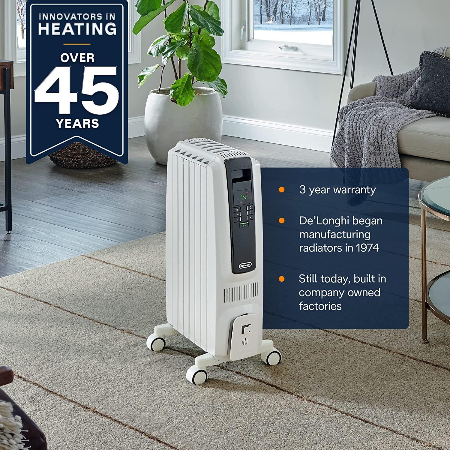 De'Longhi DeLonghi TRD40615E Full Room Radiant Heater, 27.20 x 15.80 x 9.20, White - Image 6