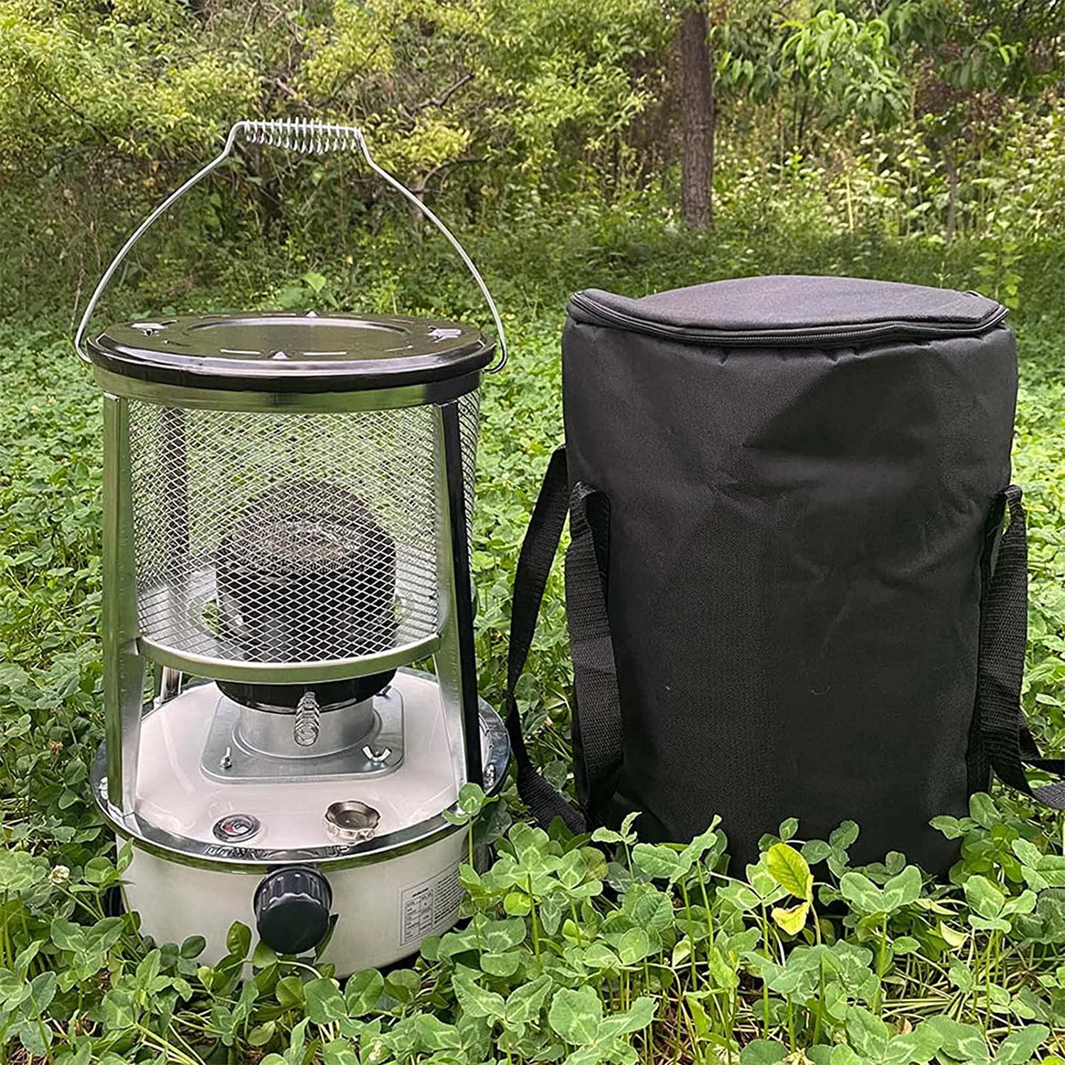 Kerosene Stove 6L Large Capacity White Portable Heater Mobile Heating Multifunction Non Electric Camp Kerosene Stove for Hunting Ice Fishing Home (Color : White, Size : 6L)