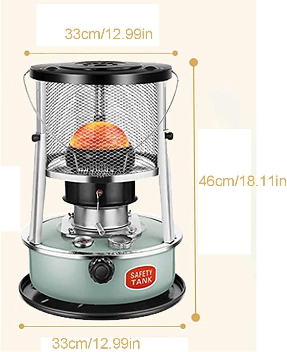 BOBONI Lightweight and Portable Kerosene Heaters, Non Electric Heater, Kerosene Space Heaters,Indoor/Outdoor Emergency Heater,Adjustable Height Kerosene Stove,12.99x18.11in - Image 4