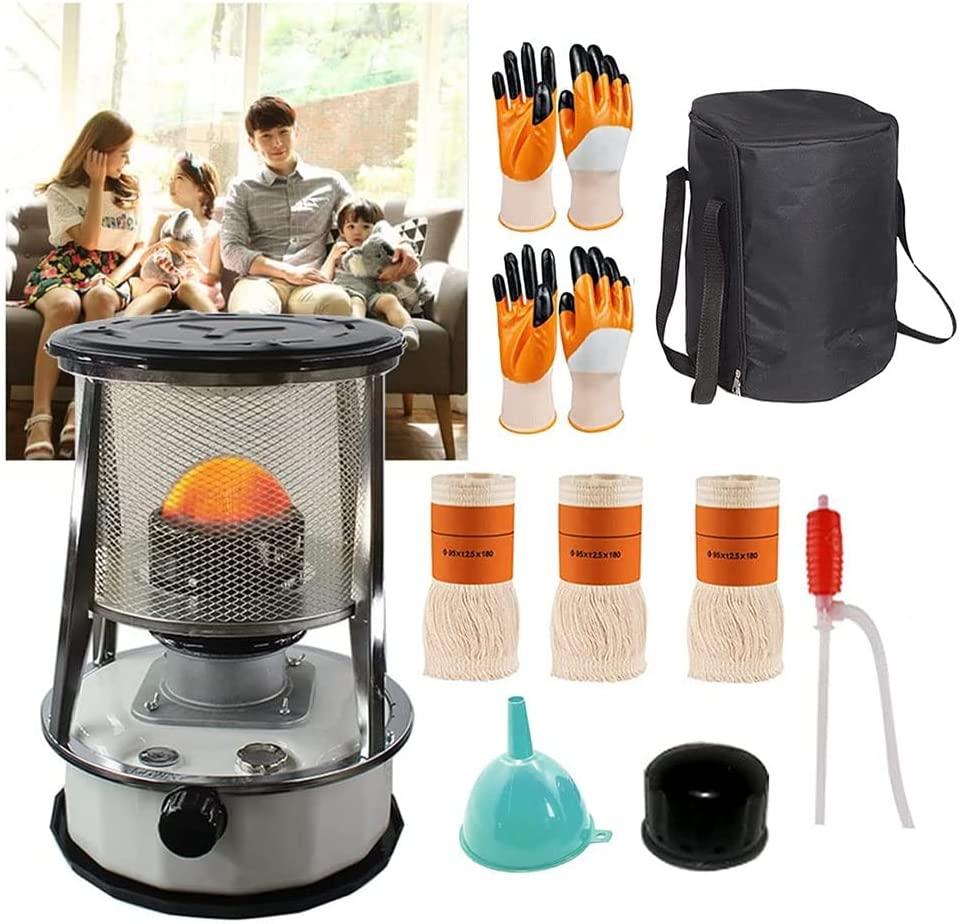 Kerosene Stove Heater Tent Heater, Mobile Heating Without Electricity Inside, Oil Heaters with 3 Wicks, for Indoor Outdoor Patio Camping, 6L - Image 4