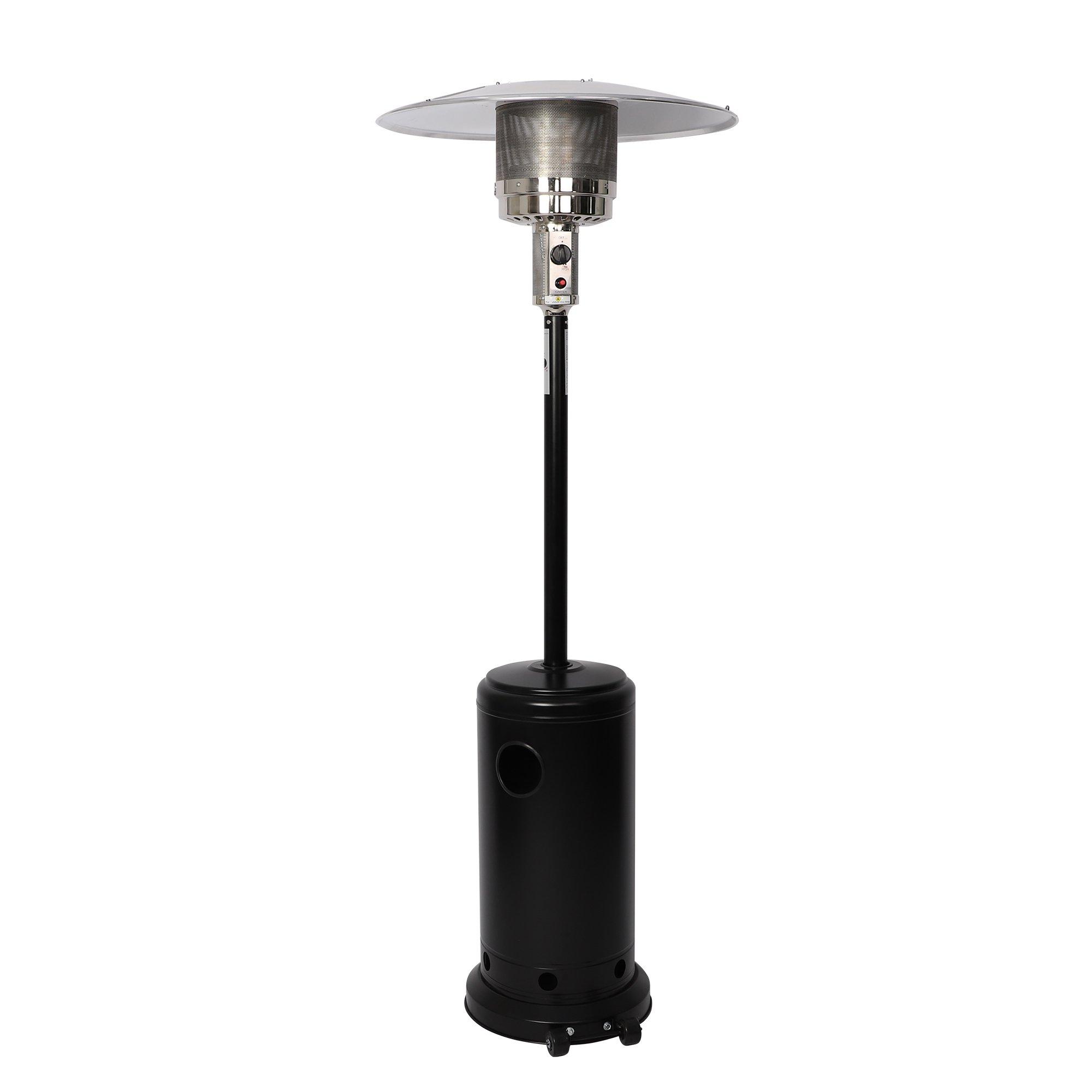 Propane Patio Heater for Outdoor Garden, 87” High Quick Space Warm Up with Simple Ignition System, Anti Tilt Switch Power Heater with Wheels, ETL Certified