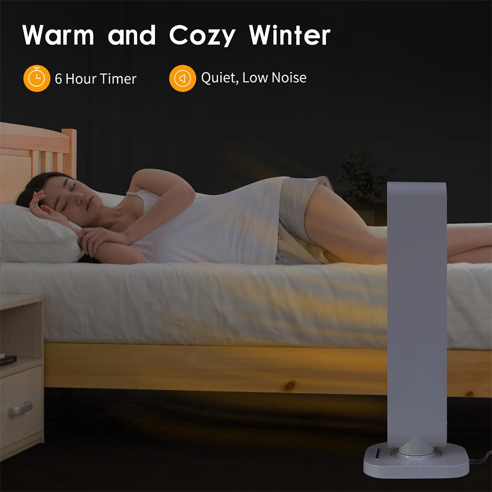 Yipa Portable Heating Tower Instant Space Heater Overheating Protection White Heaters Fan 1500W Whole Room Bedroom Home - Image 6