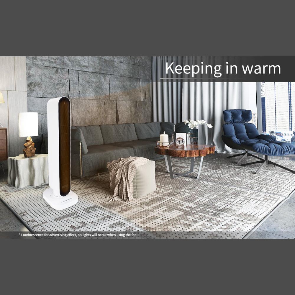 Yipa Portable Heating Tower Instant Space Heater Overheating Protection White Heaters Fan 1500W Whole Room Bedroom Home - Image 9