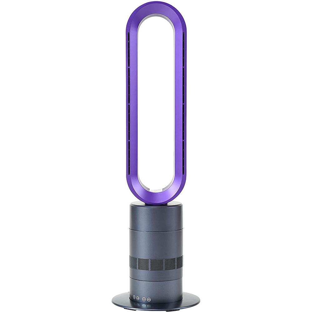 Goory Instant Space Heater Overheating Protection Electric Heating Whole Room Fast Heaters Fan Tower Indoor Bedroom Purple+32in