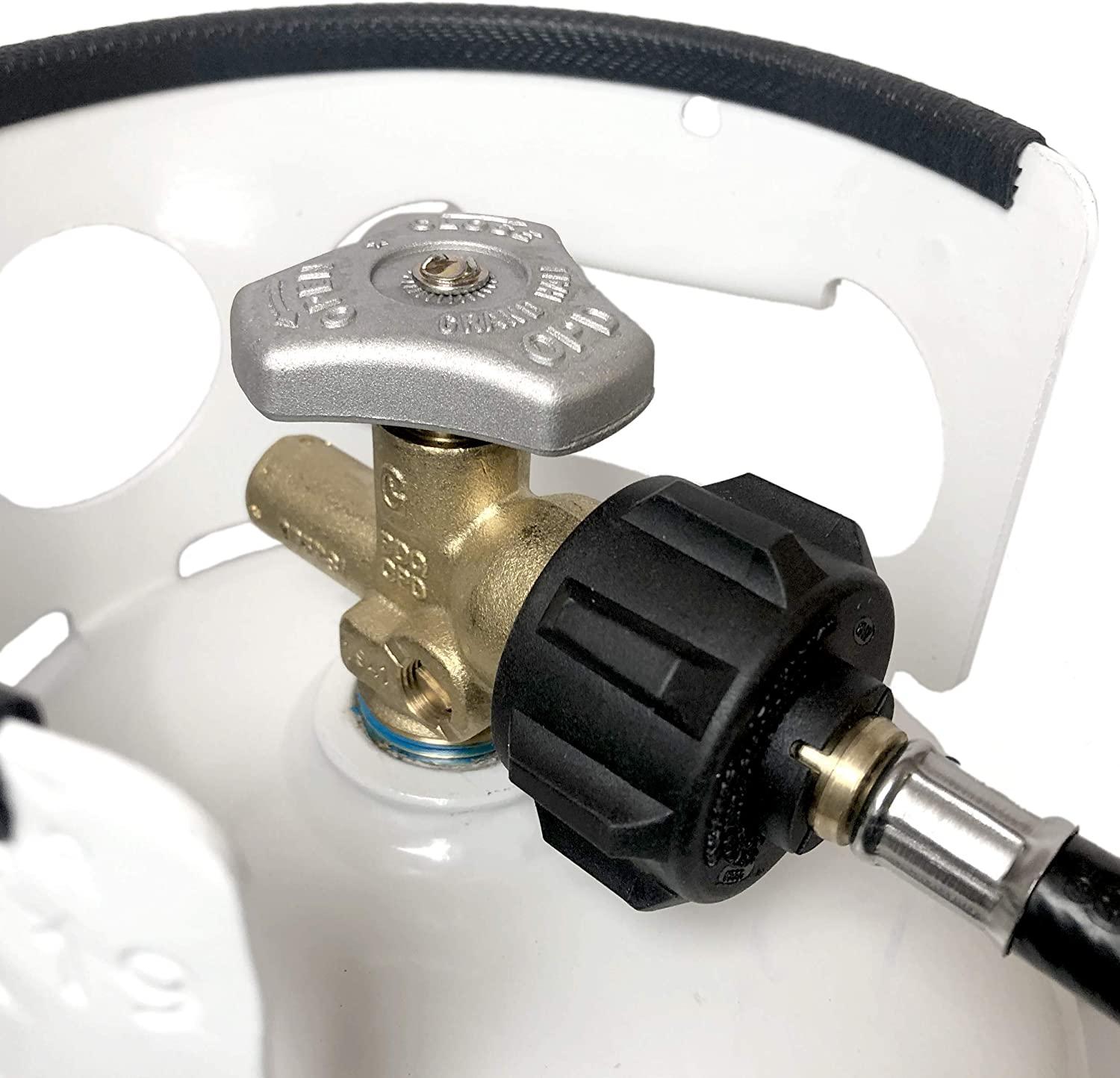 LUNX Refillable Gas Growler Propane Tank with Adapter Hose (5-Pound) - Image 6