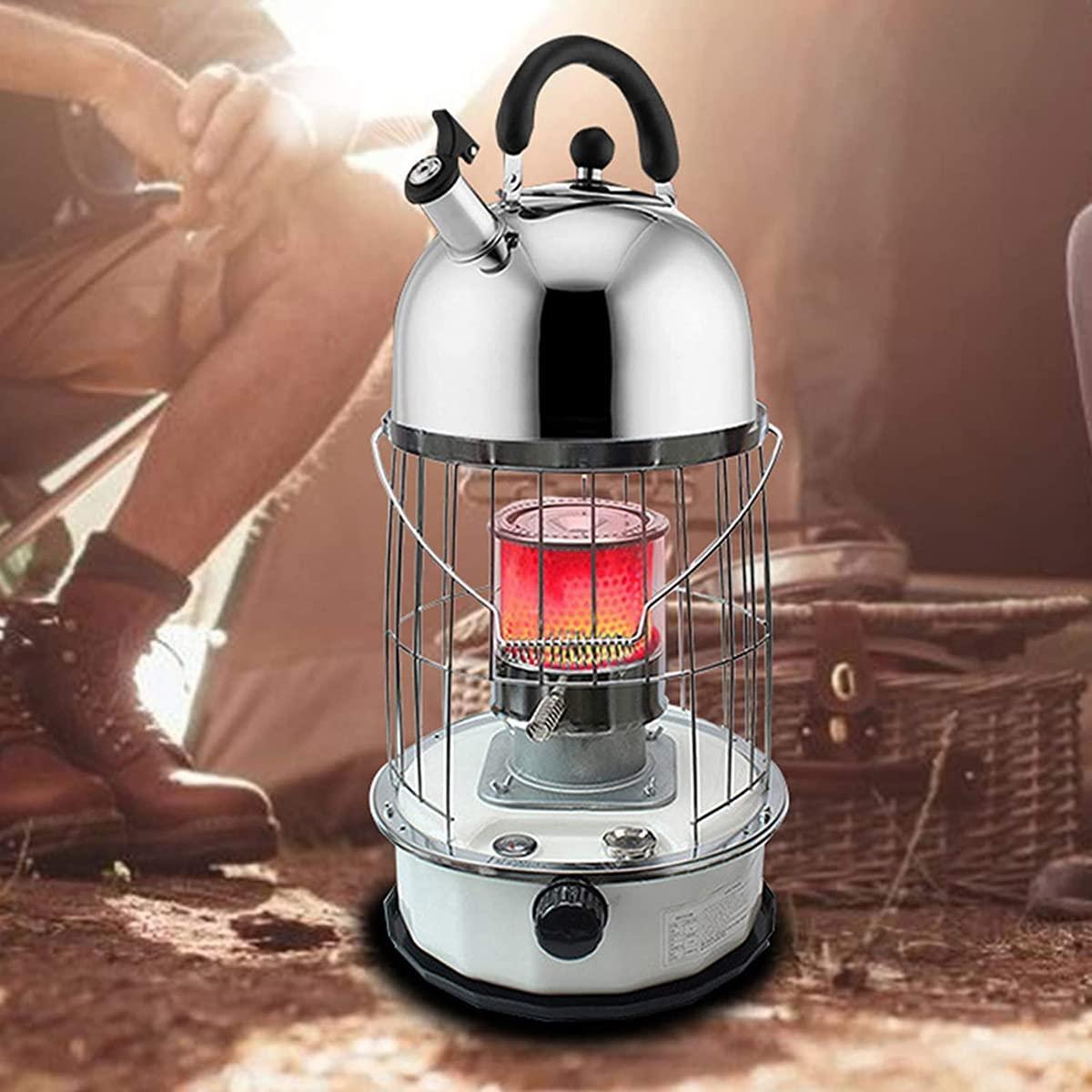 Kerosene Stove Heater, for Indoor Camping, Lightweight Portable Stainless Steel Oil Heater Glass Burner for Outdoor Patio Refined, 6L - Image 6