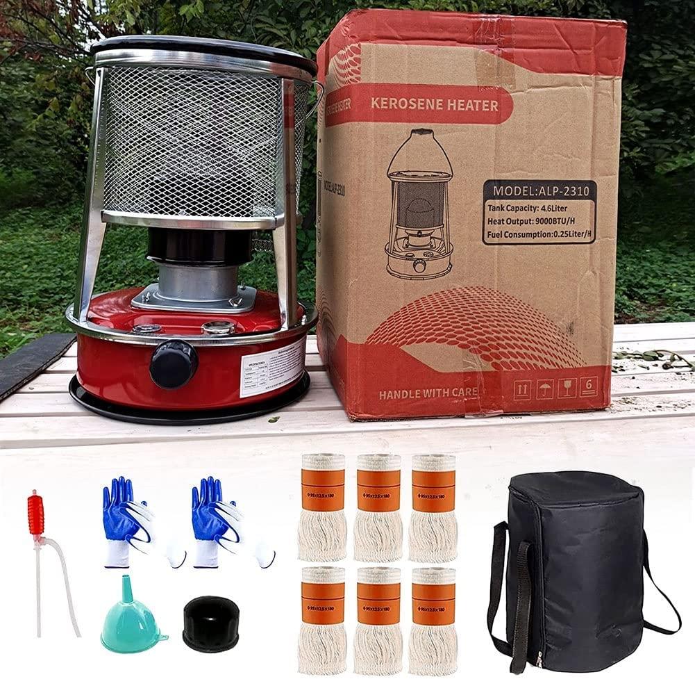 Outdoor Camping Kerosene Heater Large Kerosene Stove Burner with 7 Wicks, 4.6L Non Electric Efficient Stove for Home Warming Cooking Barbecue Tent Emergency Heating - Image 9