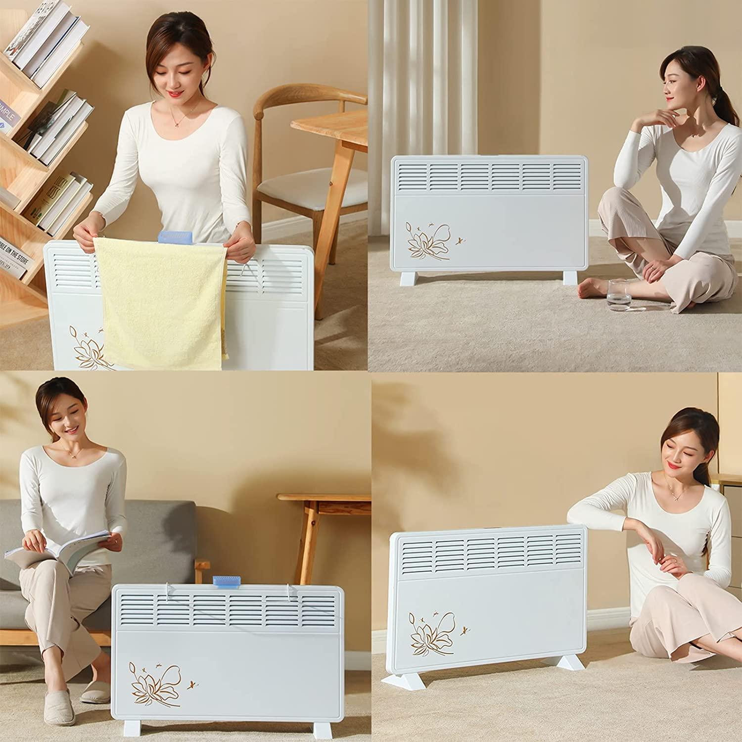 DIoFent Electric Convector Heater,Portable Heaters for Home Low Energy,Electric Heater with Adjustable Thermostat,Suitable for Rooms with an Area of 18-25m² - Image 3