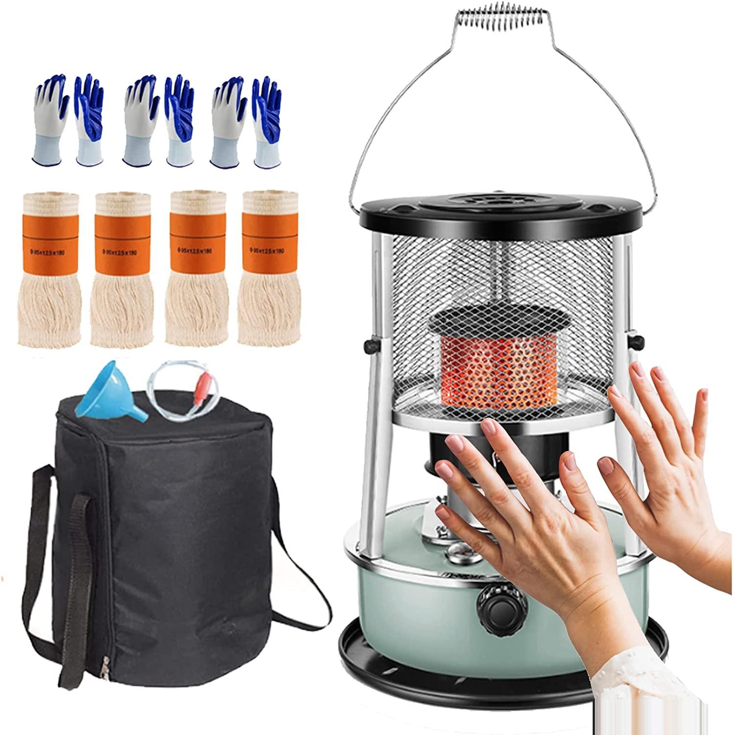 Kerosene Heater Stove, Portable Kerosene Stove Heater, Lightweight Kerosene Oil Heater, Camping Oil Heaters for Indoor Outdoor Patio,Blue