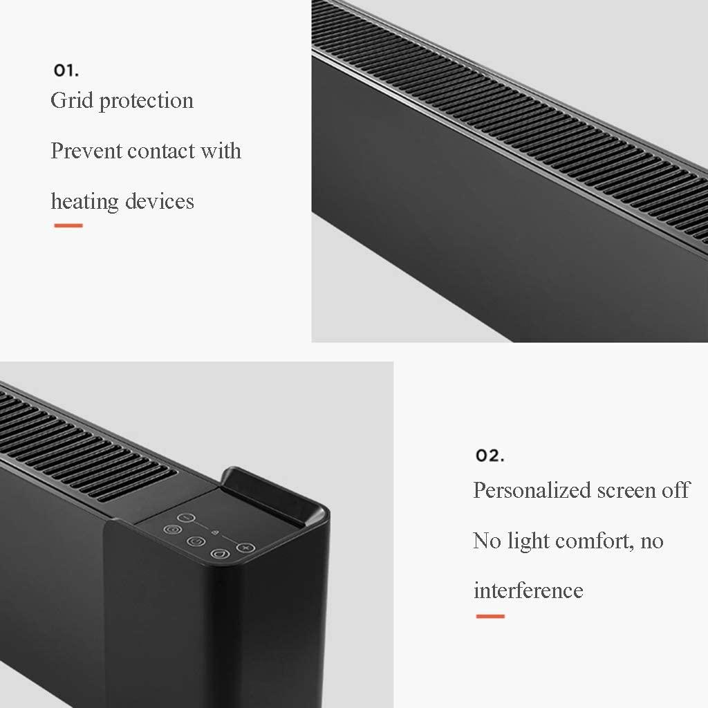 NICEYY 2200W Heater Baseboard Heater Intelligent Temperature Control Automatic Power-Off Protection Remote Control Thermal Curtain Effect Heating Area 30㎡ - Image 6
