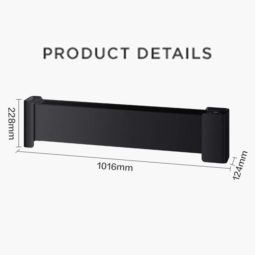 NICEYY 2200W Heater Baseboard Heater Intelligent Temperature Control Automatic Power-Off Protection Remote Control Thermal Curtain Effect Heating Area 30㎡ - Image 7