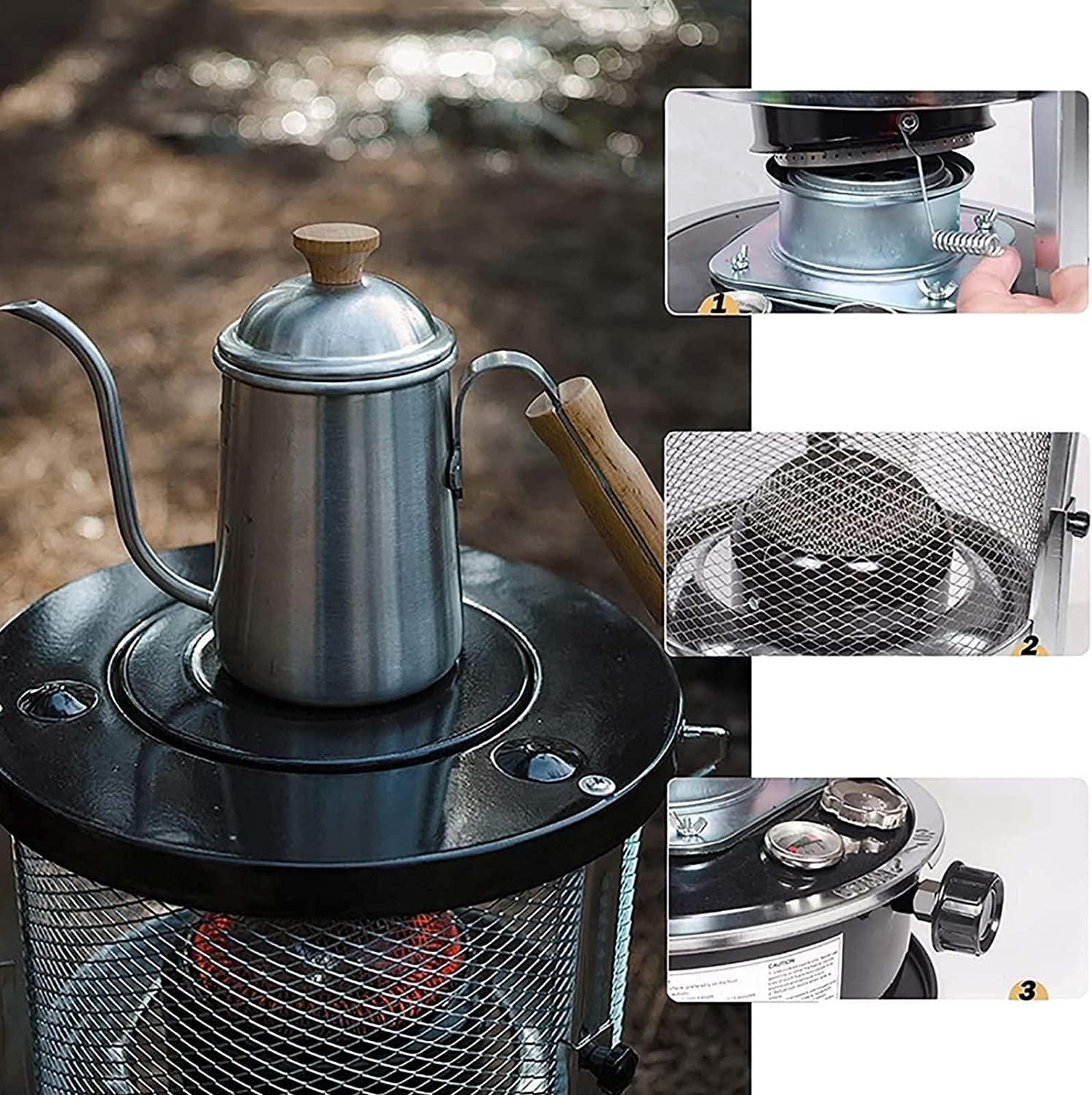 Energy-saving and Environmentally Friendly Non Electric Heaters for Indoor Use, Adjustable Height Kerosene Stove Burner, 4.5L Efficient Portable Kerosene Heater, for Boats Yachts Camping Hiking - Image 6