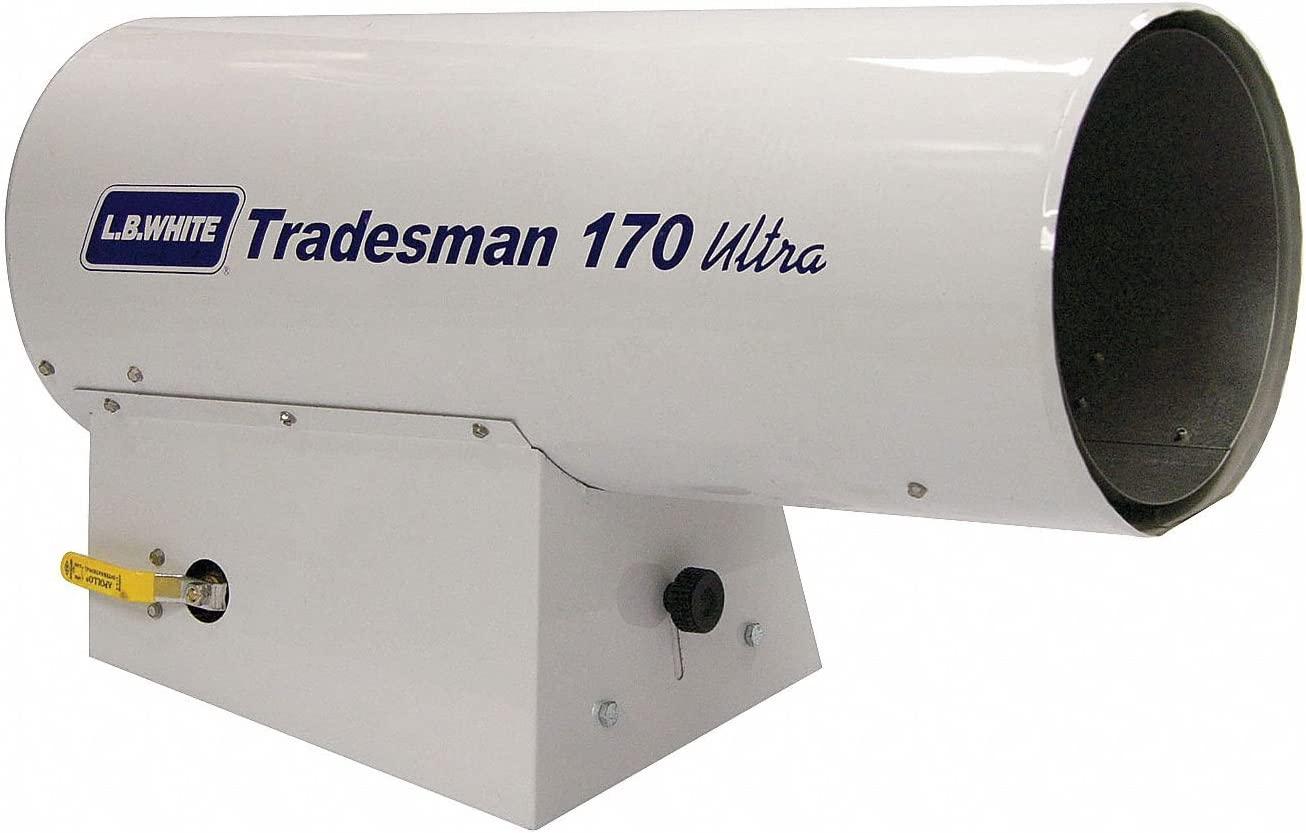 Portable Gas Heater Tradesman 170 Ultra, 170K BTU, Propane-W/ Diagnostics