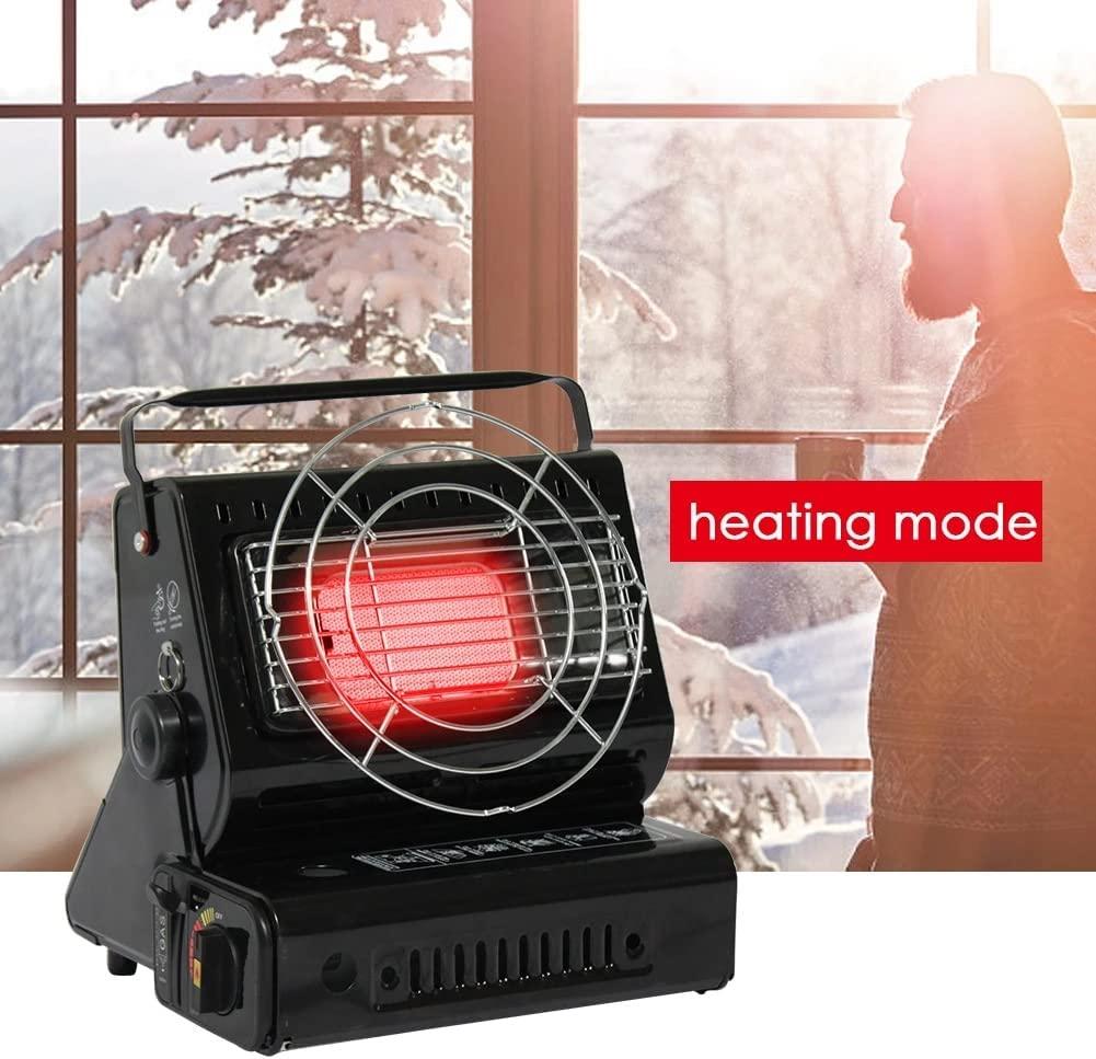1.3KW Portable Dual-Use Camping Heating Stove Ceramic Heater,Outdoor Heater Gas Butane Stove Heater,2in1Space Heater Multifunctional Gas Heater,for Ice Fishing Camping Picnic Caravan - Image 7