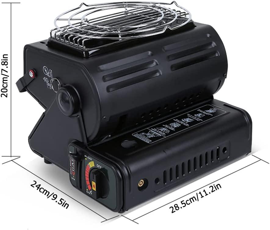 1.3KW Portable Dual-Use Camping Heating Stove Ceramic Heater,Outdoor Heater Gas Butane Stove Heater,2in1Space Heater Multifunctional Gas Heater,for Ice Fishing Camping Picnic Caravan - Image 8