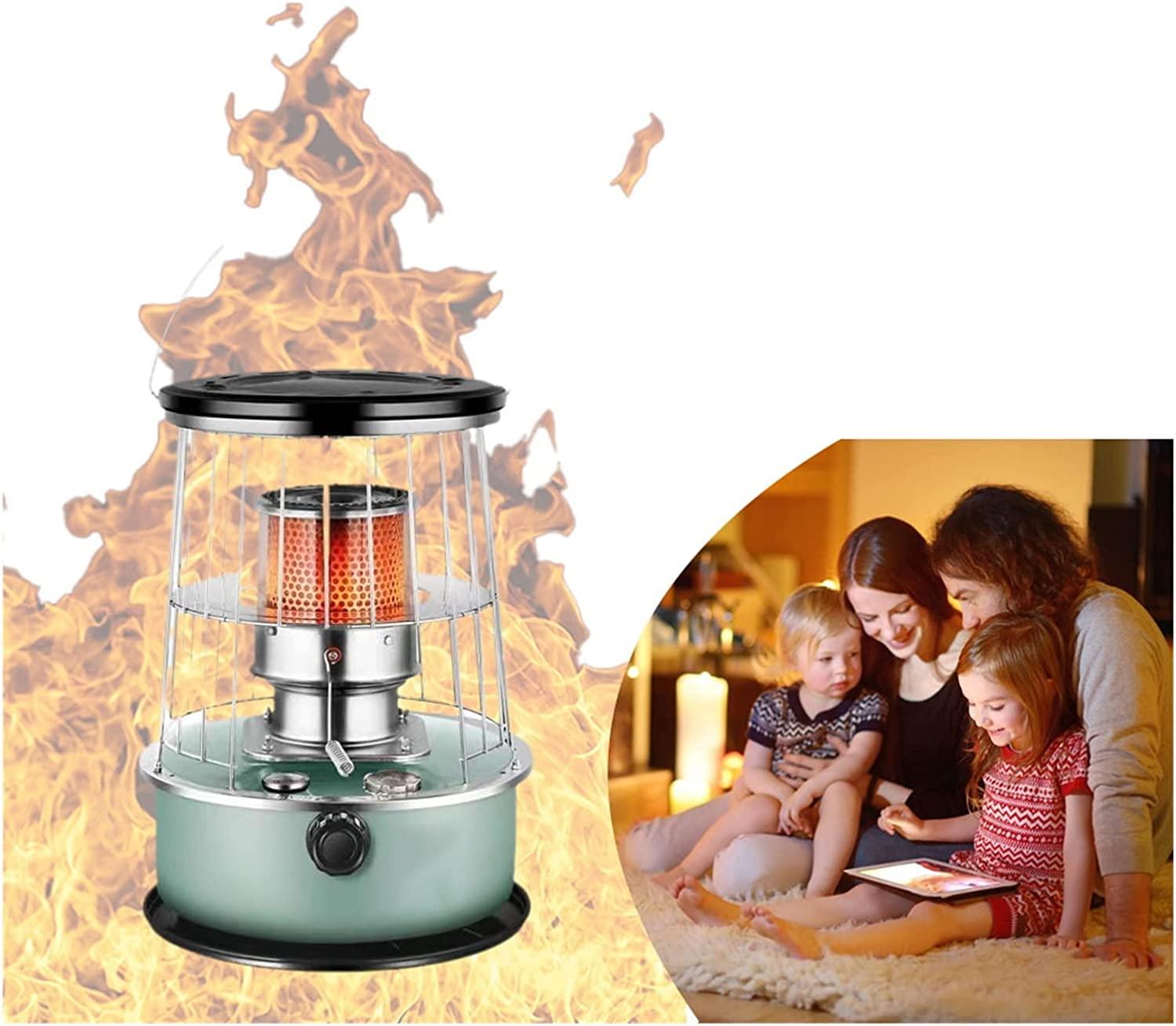 KaiLangDe Kerosene Stove Heater for Indoor Camping, Portable Tent Space Heater, Mobile Kerosene Stove Burner, No Electricity Oil Heaters for Ice Fishing Hiking Hunting (Color : A, Size : 33x33x46cm)