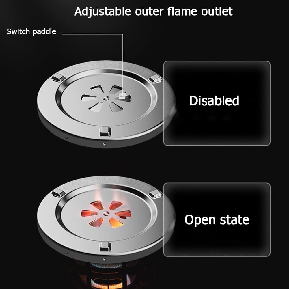GZX Outdoor Tent Propane Heater,Portable Propane Heater Stove,Space Heater Handle Heating Stove,Gas Stove Heater for Ice Fishing Backpacking Hiking Hunting Survival Emergency - Image 5