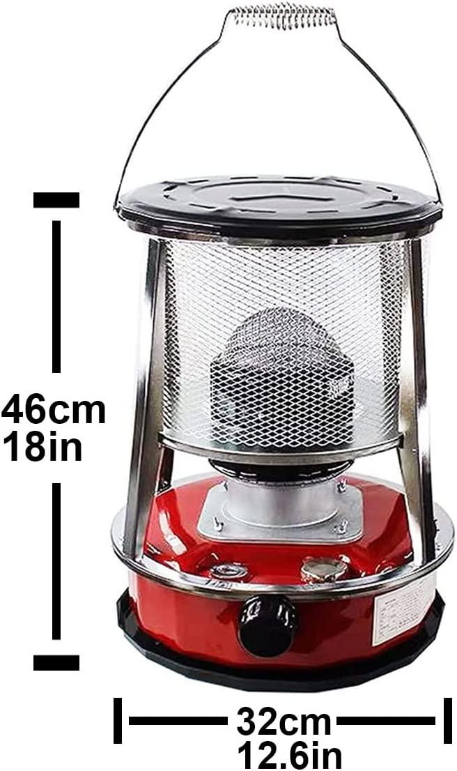 Indoor/Outdoor Kerosene Stove Heater Portable, Kerosene Heaters,Height Adjustable,Non Electric Heaters with 2 Wicks, with Stove Bag,for Indoor Outdoor, Patio, Deck, Home - Image 4