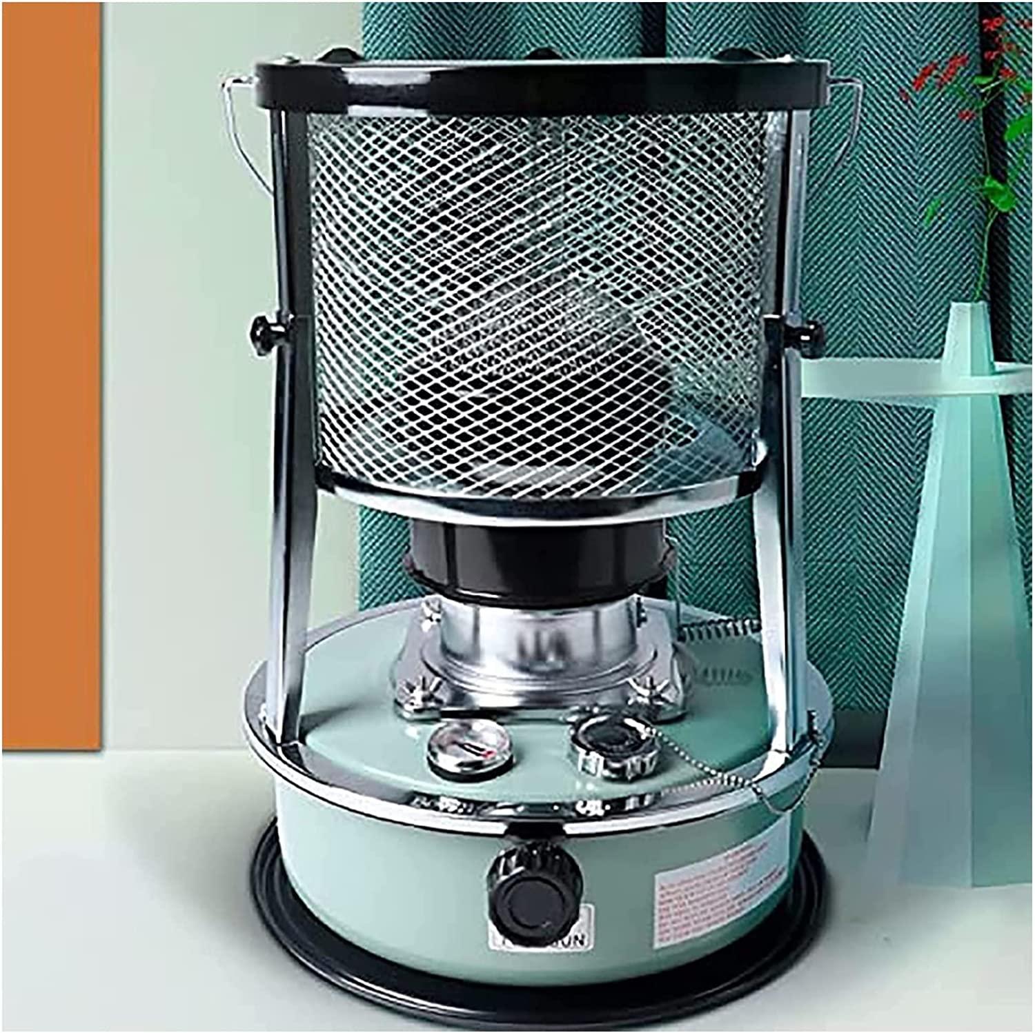 QDF 2600W 2 in 1 Kerosene Non Electric Heater Heaters Stove Tent Heater for Camping, Retractable Protective Cover, with Adjustable Flame, for Ice Fishing Survival Emergency (Color : 4.5L) 22.9.23