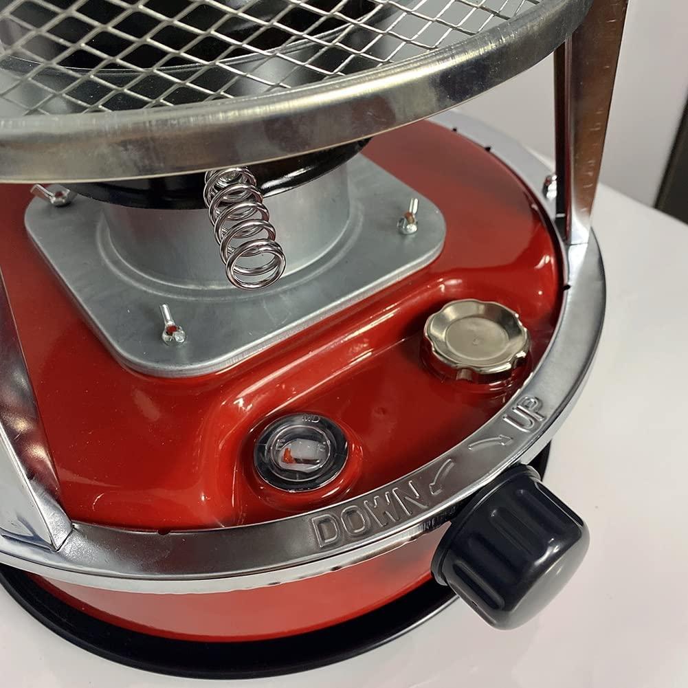 Red Kerosene Stove Non Electric Kerosene Heaters for Indoor Heater Stainless Steel Space Heater with Stove Bag Portable Camping Burner Handy and Fast Tent Heater (Color : Red-4.6L) - Image 4