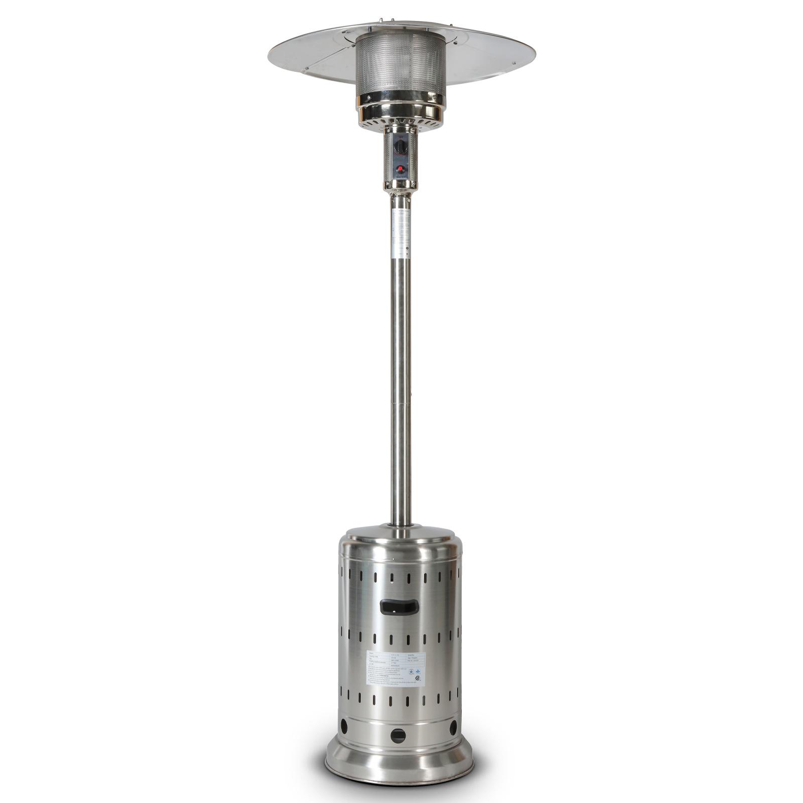 KUNEREN Stainless Steel Propane Patio Heater for dinner party , family gathering , garden , backyard , restaurant , coffee shop , schools