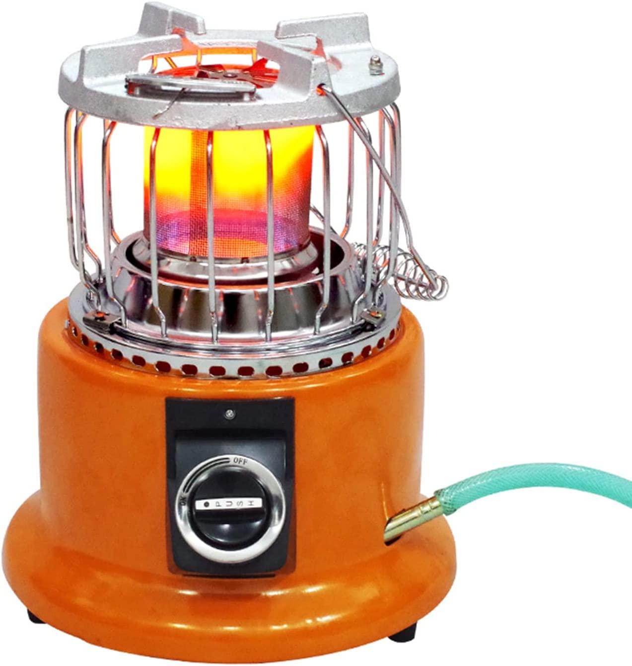 Portable Gas Heater,3000w Multifunctional Gas Heater with Handle Tent Heater,Liquefied/Natural Gas Outdoor Tent Warmer Picnic Cooker Stove Burner for Fishing Camping Hiking (Color : Methane)