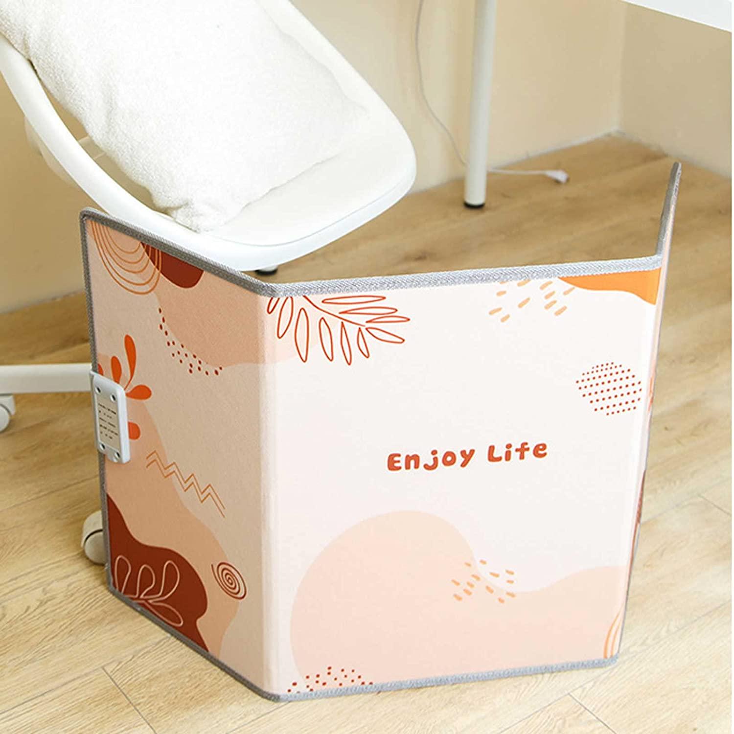 CJGKDJS Electric Foot Warmer,Under The Desk Space Heater,Smart Timing,Large Area Heating,4H Automatic Power Off,for Home,Office,Living Room. (A) - Image 6