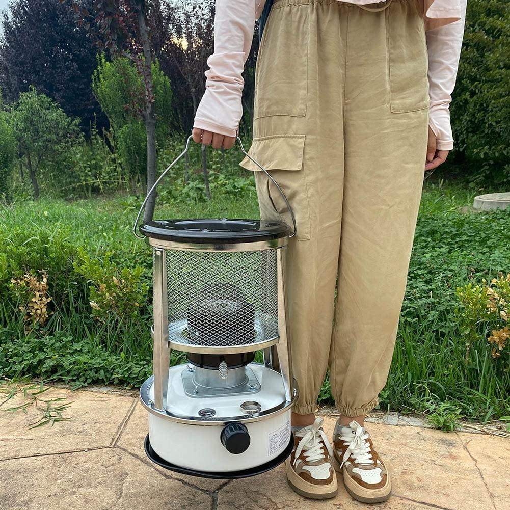 Non Electric Kerosene Stove Heater Outdoor Camping Kerosene Stove 6L Kerosene Heater for Indoor Tent Heating Camping Cooking (Color : White, Size : 6L) - Image 5