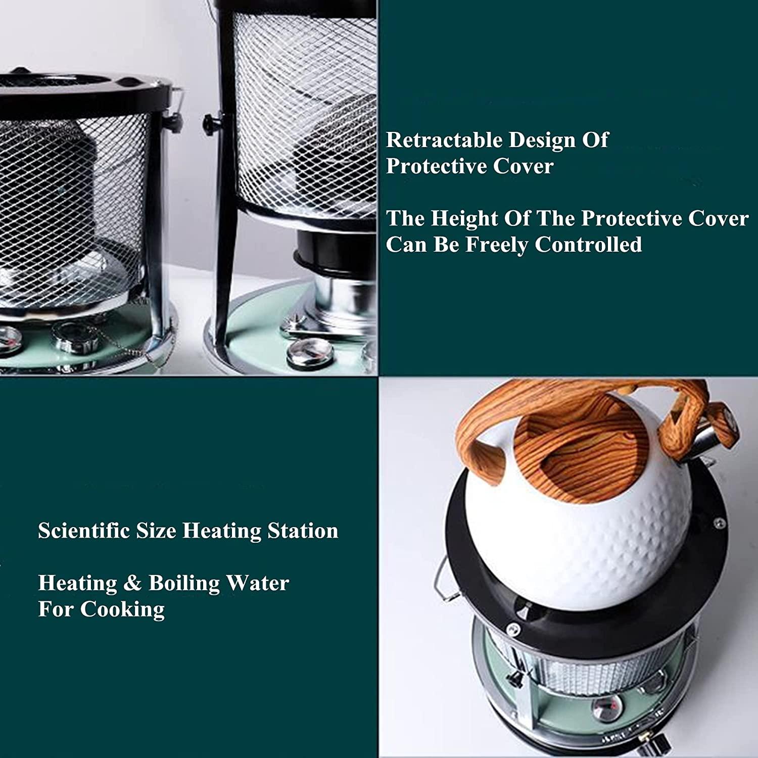 FASSTUREF 4. 5L Household Heater Kerosene Heater with Handle, Portable Efficient Camping Stove Heaters for Heating Cooking Stove Picnic Equipment - Image 6