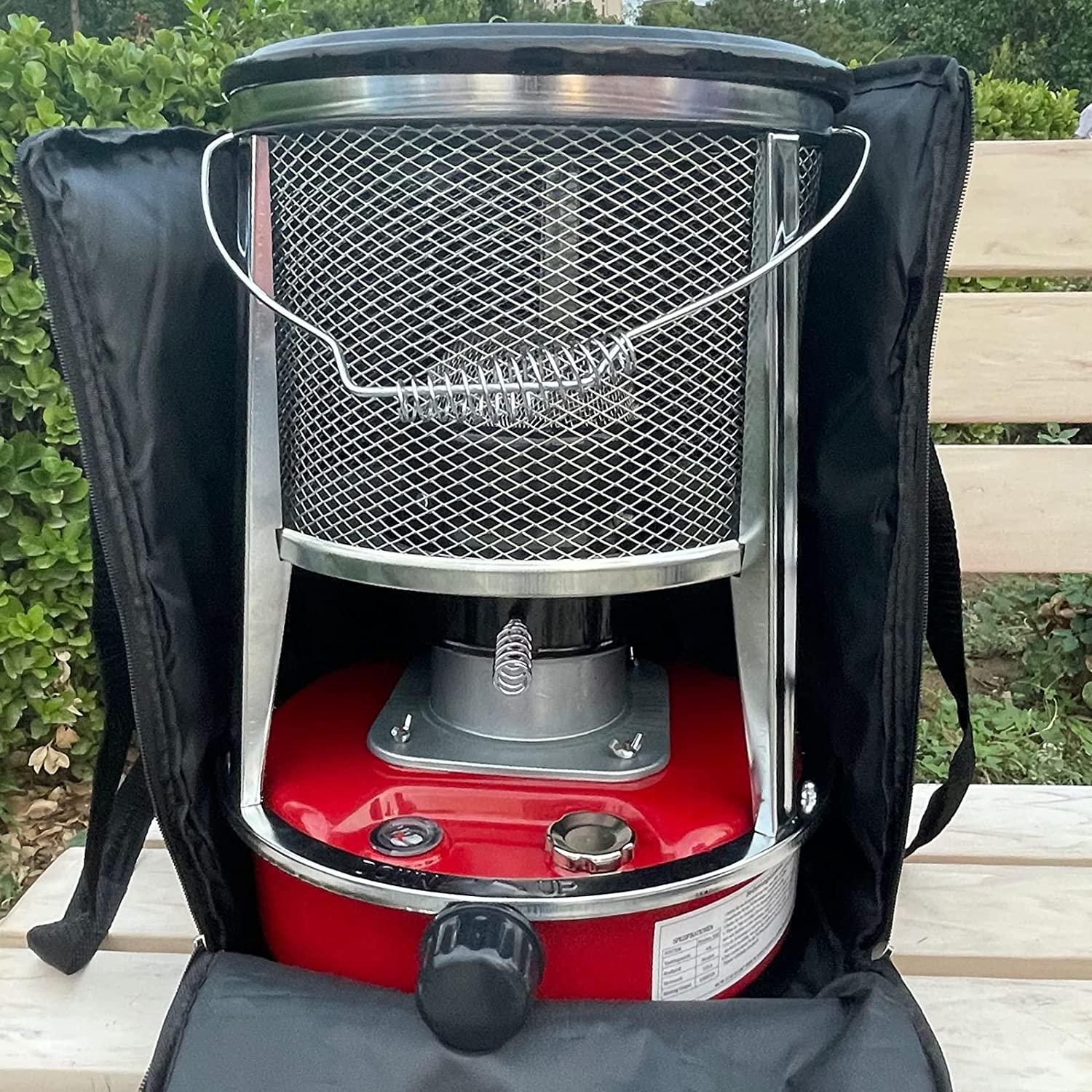 Portable Kerosene Heater Efficient Kerosene Stove Non Electric Heater Space Heater for Indoor Outdoor Camping Tent Heater Adjustable Firepower (Color : Red-4.6L)