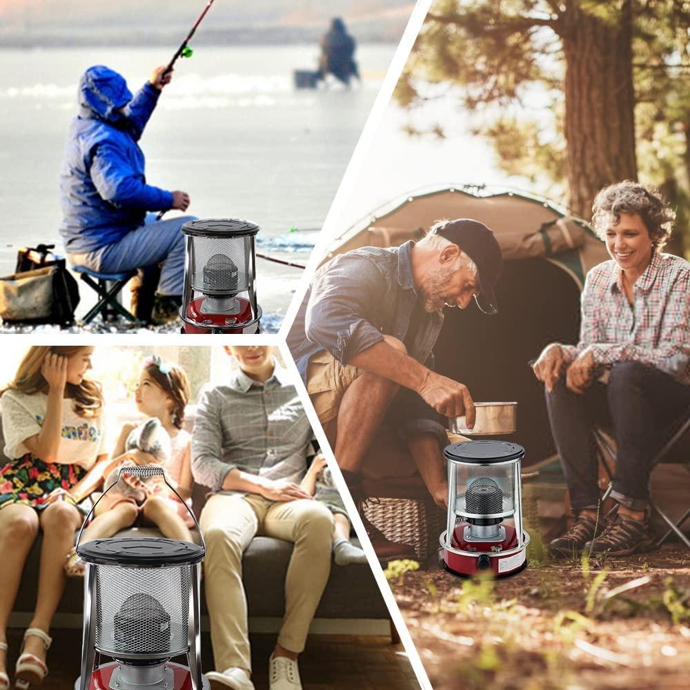 Portable Kerosene Stove Heater for Indoor/Outdoor, Compact Convection Kerosene Space Heater 9000 BTU for Patio Camping, Outdoor field camping rice cooking cooker Ice fishing fishing Kerosene heater. - Image 8