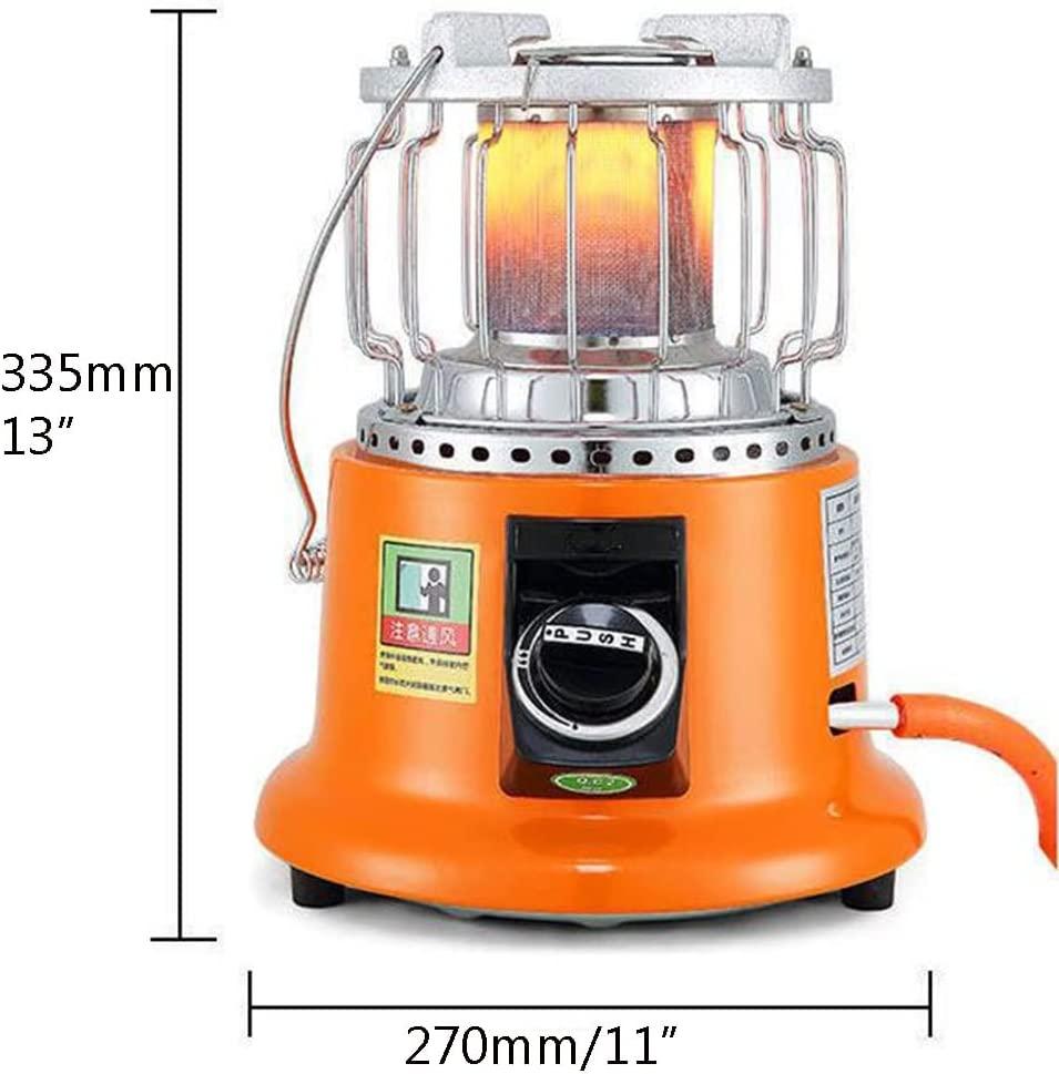 JWW 3.6 KW Camping Gas Heater Portable Stove Outdoor Space Heater for Garage Ice Fishing Patio Hiking Hunting, Convenient Handle (Color : Black) - Image 7