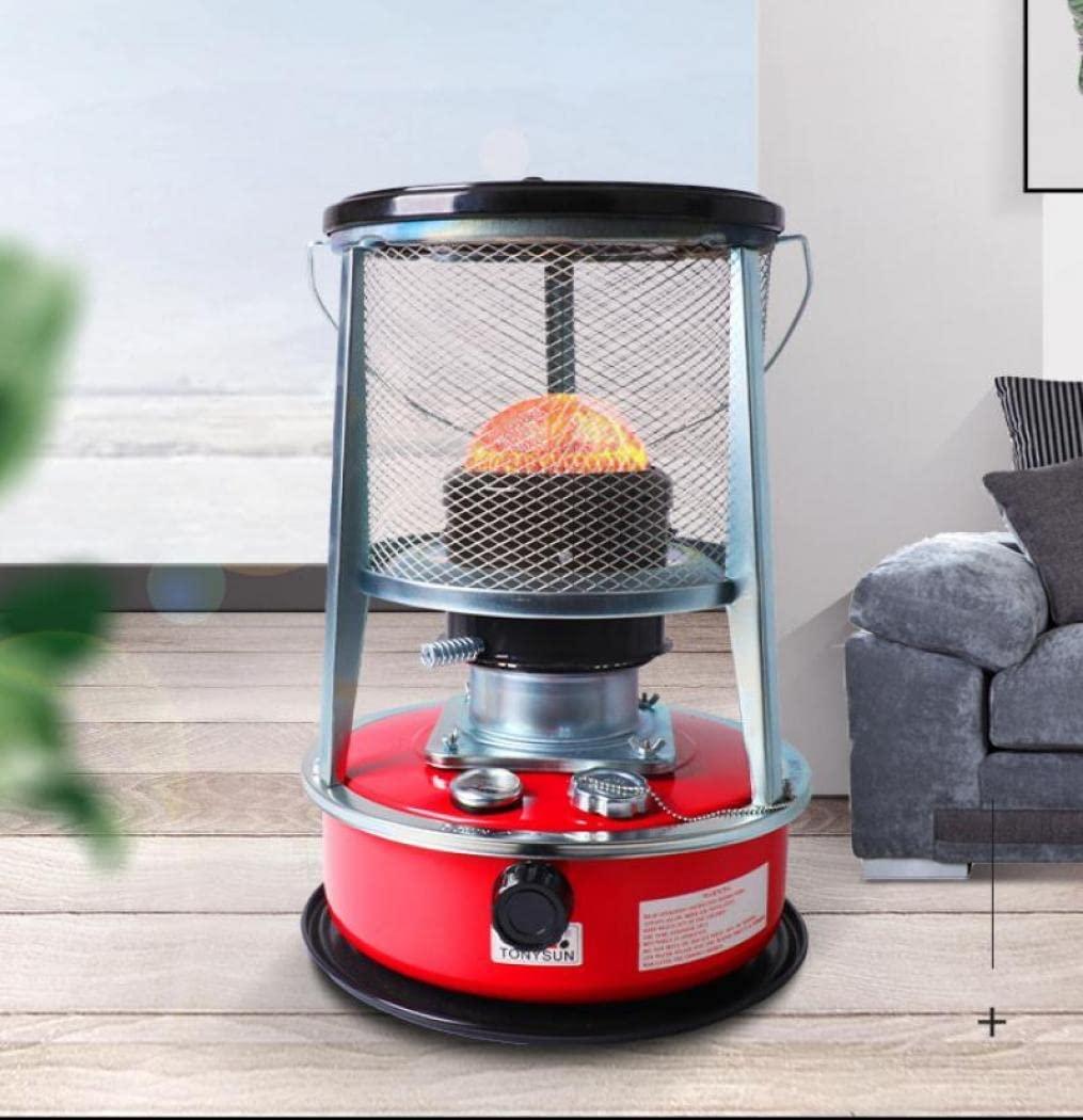 Kerosene Heaters, Non Electric Heaters, Adjustable Flame Portable Convection Kerosene Heater for Indoor Outdoor (Red) - Image 5