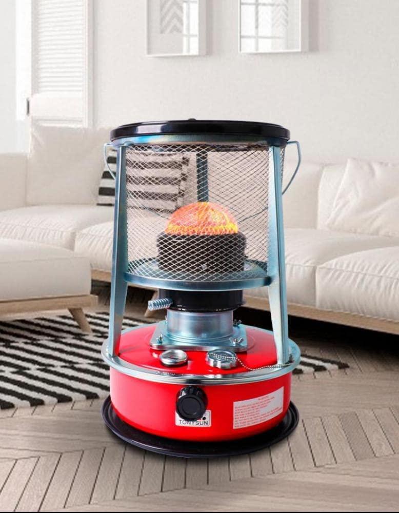 Kerosene Heaters, Non Electric Heaters, Adjustable Flame Portable Convection Kerosene Heater for Indoor Outdoor (Red) - Image 6