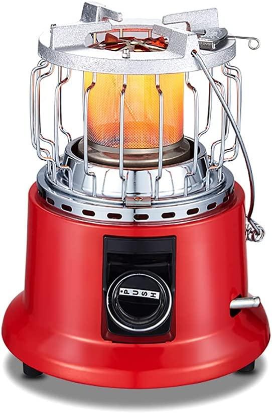 WFS Durable Heater 2 in 1 Camping Heater Stove Portable Tent Outdoor Heaters Camping Gas Stove for Hiking Hunting Survival Emergency Fan Heater