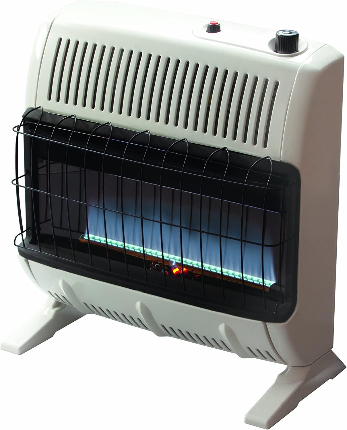 Mr. Heater 30,000 BTU Propane Blue Flame Vent- Heater, VF30KBLUELP