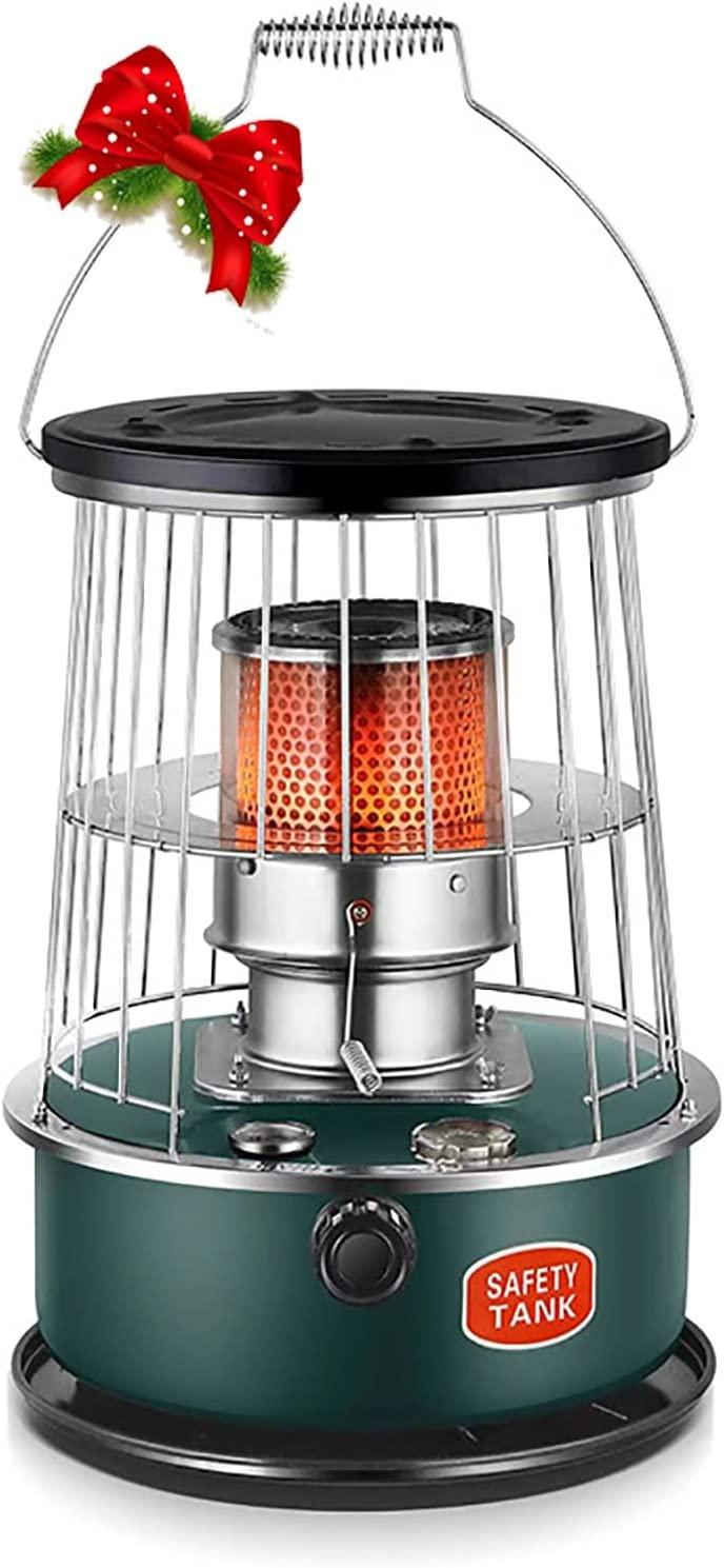 DUTIL Indoor Kerosene Space Heaters,Non Electric Heater,Energy-Saving and Environmentally Friendly Emergency Heater, Indoor/Outdoor Portable Convection Kerosene Heater (Size : 33X33X46cm)