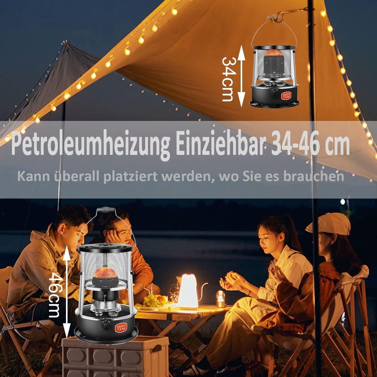 Kerosene Stove Heater with Stove Bag + 4 Wick, Lightweight Portable Kerosene Stove Burner for Cooking, 4.5L Convection Heaters Non Electric Fuel-efficient for Indoor Winter Boiling Water - Image 4