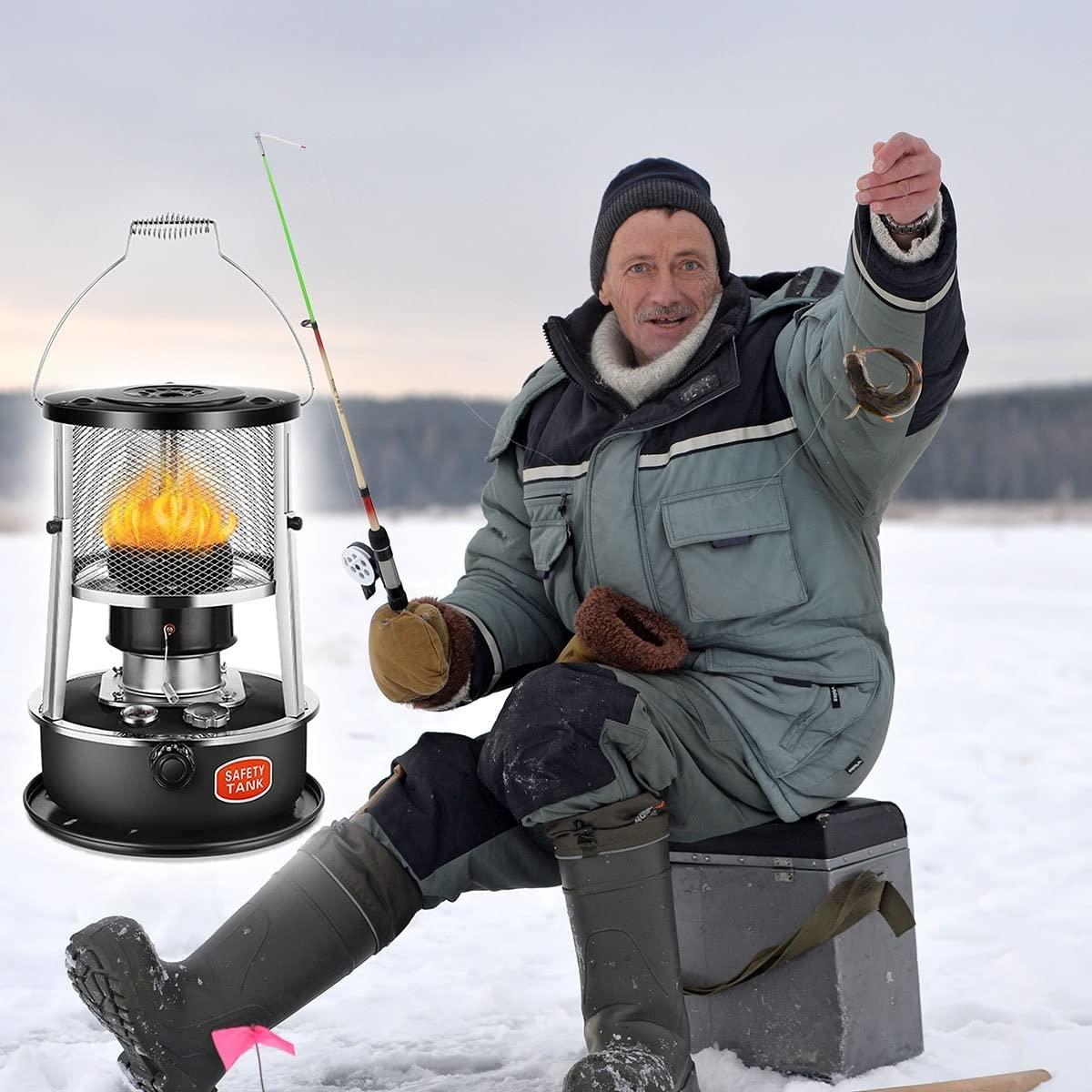 Kerosene Stove Heater with Stove Bag + 4 Wick, Lightweight Portable Kerosene Stove Burner for Cooking, 4.5L Convection Heaters Non Electric Fuel-efficient for Indoor Winter Boiling Water - Image 5
