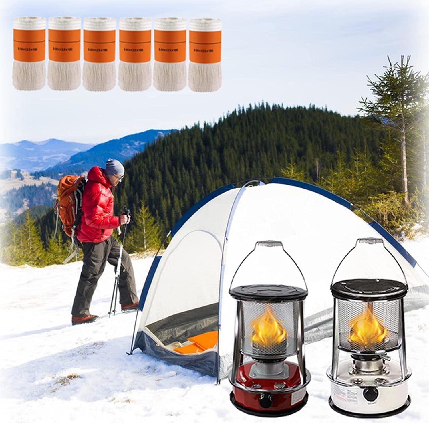 Kerosene Cooking Stove 4.6/6L Portable Kerosene Heater for Indoor Outdoor Non Electric Emergency Burner with 6 Wicks for Picnic Camping Tent Patio Deck Garage (Color : Red (4.6L 6 Wicks))