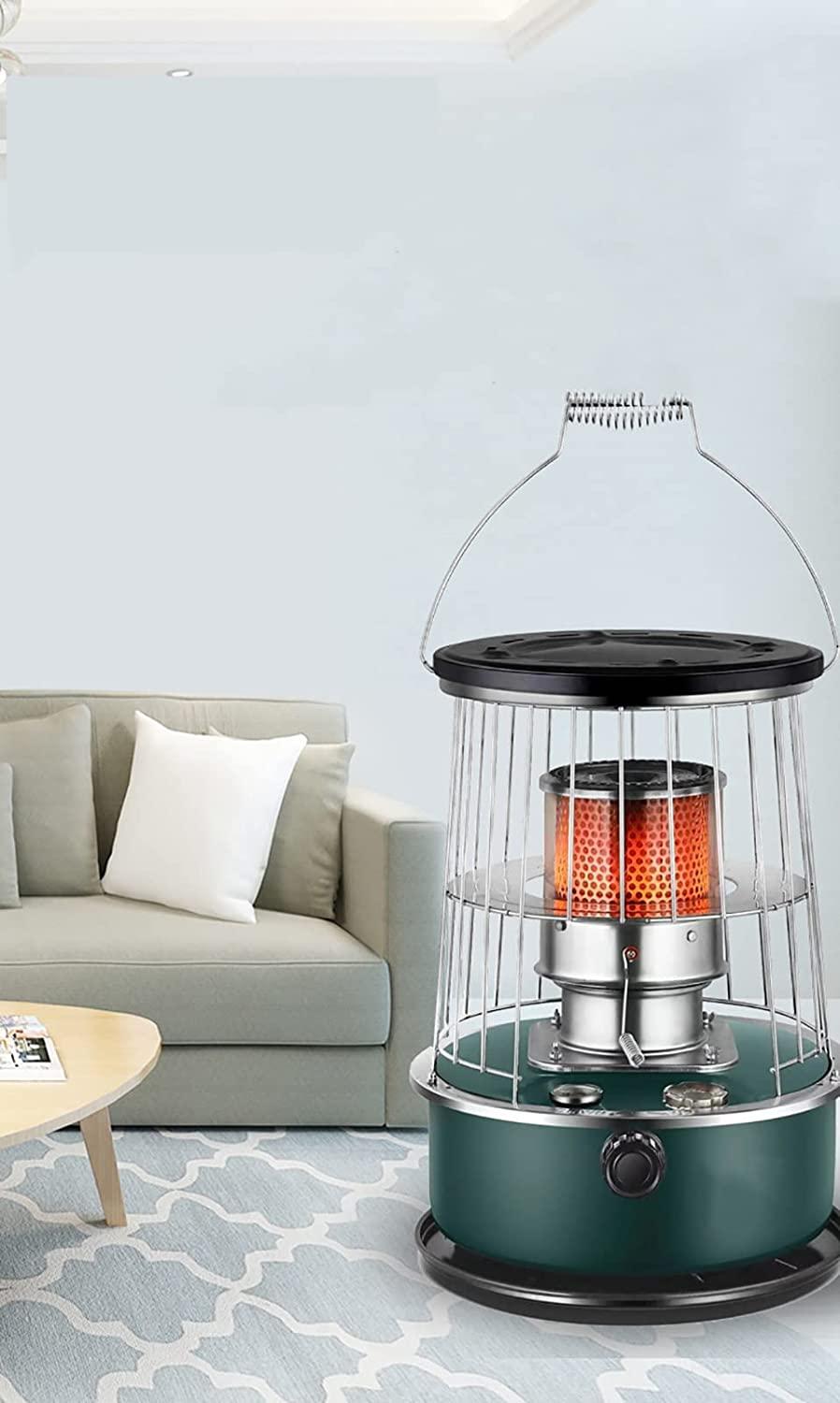 Kerosene Stove Heater for Indoor Camping Lightweight Portable Stainless Steel Oil Heater Glass Burner for Outdoor Patio Refined A - Image 8