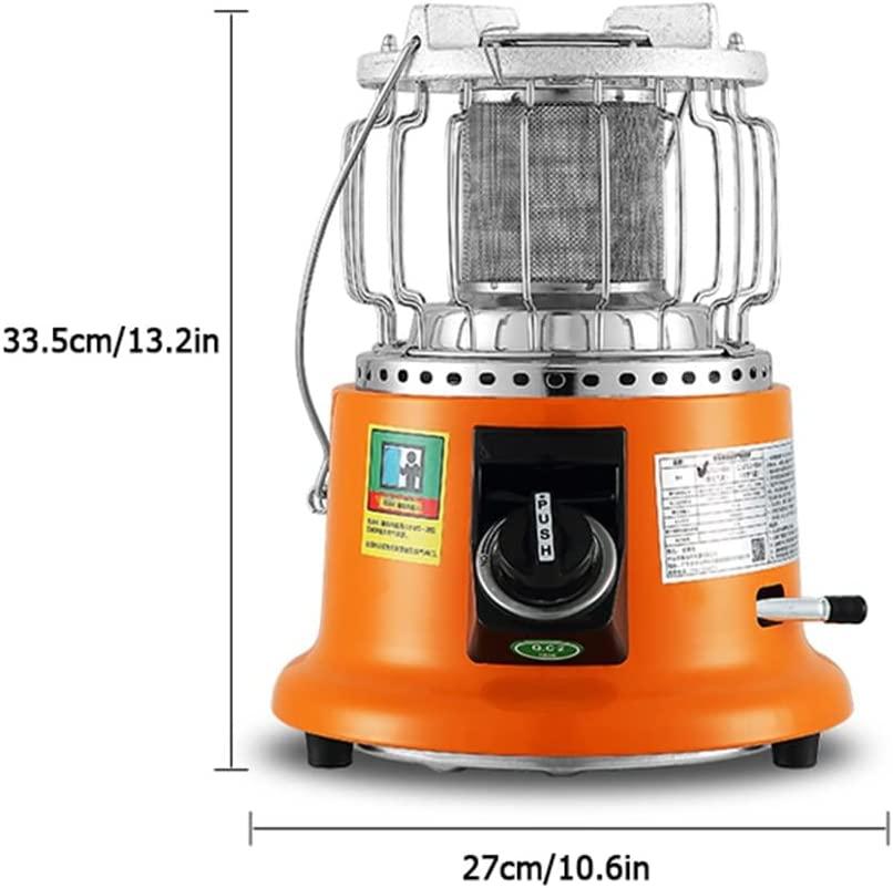 Outdoor Tent Propane Heater,Portable Gas Heater for Car Camping Stove,3.6kw Outdoor Multifunctional Gas Heater with Handle,for Ice Fishing Hiking Hunting Patio Camping Caravan,(Orange) - Image 8