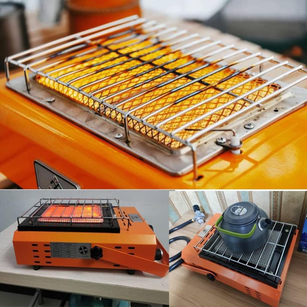WJWA Butane Heater, Space Heater, Portable Gas Stove for Outdoor Camping Fishing Tents, 32 * 20 * 11 cm, Ceramic Heating Plate - Image 4