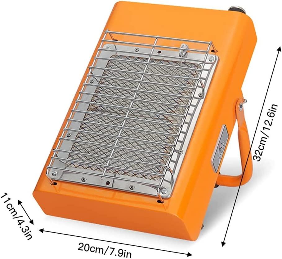 WJWA Butane Heater, Space Heater, Portable Gas Stove for Outdoor Camping Fishing Tents, 32 * 20 * 11 cm, Ceramic Heating Plate - Image 7