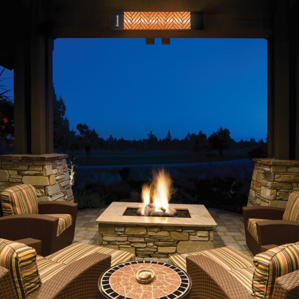 Innova-5000 watt electric infrared dual element heater 277 Stainless Steel 208 Volt-Outdoor Wall Mount Electric Heater-EF50277S4 - Image 4